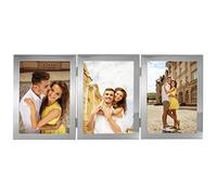 Hama Laval - Juego de Marcos de Fotos (Metal, Marco Doble de 10 x 15 cm, Marco Doble 13 x 18 cm, Marco Triple de 10 x 15 cm y Marco Triple de 13 x 18 cm)