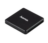 Hama USB 3.0, Lector de múltiples tarjetas, Negro