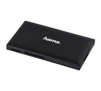 Hama |Lector Universal de Tarjetas de memória (CompactFlash Tipo I, Memory Stick (TM) & Duo (TM), Memory Stick Pro & Duo (TM), microSD, SDHC, SDXC, Tarjeta SD, SDHC & SDXC) Negro