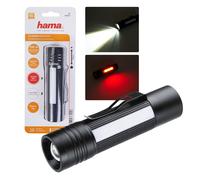 Hama LED Linterna Aluminio Imán Claro 180 Lumen 100m Arbeits-Leuchte Advertencia