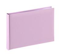 HAMA | Álbum de Fotos Fine Art (Álbum de Fotos para Pegar y Escribir, 24 x 17 cm, 36 páginas, Hojas Color Blanco) Color Lila