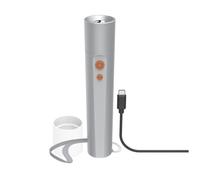 Hama | Linterna LED Aluminio 350 Lúmenes - Recargable USB, 4 Modos + SOS, Resistente, para Camping, Emergencias y Taller