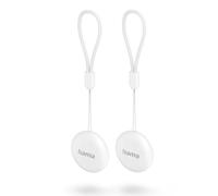 Hama Localizador de llaves Find my Device – 2 unidades, Bluetooth, para Android, Blanco