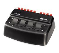Hama - Loudspeaker Switching Console LSP-204, 100 W, Negro, 170 x 110 x 45 mm
