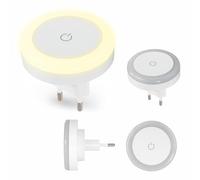 Hama Luz de seguridad Luz nocturna infantil con enchufe, luz cálida, inferior a 60 lúmenes, Blanco