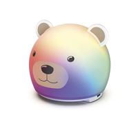 Hama Luz nocturna LED para niños RGB, regulable y recargable, luz nocturna con temporizador (1 h), batería, silicona suave, luz de lactancia, luz de bebé y habitación infantil, lámpara con cambio de