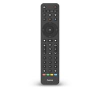 Hama MaHama | Mando a Distancia Universal para TV. (Compatible con Samsung, LG, Sony, Philips, Panasonic, Sharp, Control Remoto 4 en 1, sustitución Mando Original, Infrarrojos) Negro