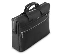Hama | Maletín para portátil 13,3 pulgadas (funda protectora ordenador resistente acolchada compartimento tablet 12,9 bolso portátil 14,1 pulgadas bandolera ajustable ligera trabajo 10 litros) negro
