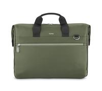 Hama | Maletín para portátil 15,6 pulgadas (funda protectora ordenador resistente acolchada compartimento tablet 12,9 bolso portátil 16 pulgadas bandolera ajustable maleta de 13 litros) verde