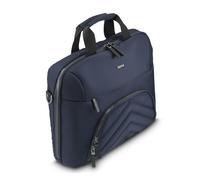Hama | maletín para portátil de hasta 14.1" pulgadas (Bolsa para pc portátil ligera, con asas, bolsillos exteriores, bolsa de pc hecha con materiales reciclados) Azul
