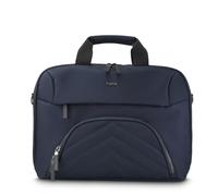 Hama | maletín para portátil de hasta 16.2" pulgadas (Bolsa para pc portátil ligera, con asas, bolsillos exteriores, bolsa de pc hecha con materiales reciclados) Azul