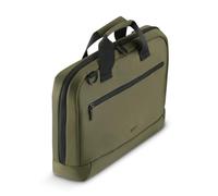 Hama |Maletín para portátiles de hasta 36cm (14.1") (Mochila ordenador portátil ultra ligera, 100% poliéster reciclado, ideal apra trabajo) Verde Oliva