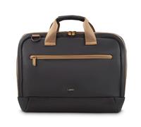 Hama |Maletín para portátiles de hasta 41cm (16.2") (Mochila ordenador portátil ultra ligera, 100% poliéster reciclado, ideal apra trabajo) Negro