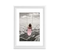 Hama - Marco de fotos (plástico swing, 30 x 40 cm), color blanco