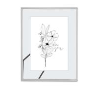 Hama Marco de Retrato de Aluminio Plateado Extra Ancho