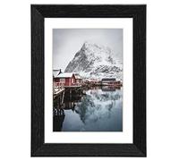 Hama | Marco Fotos Oslo Madera (10x15 cm, vertical o horizontal, soporte de mesa) Color negro