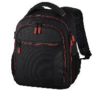 hama miami 150 mochila para c mara negro rojo