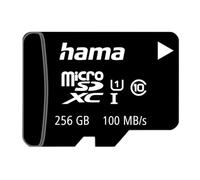Hama | Micro SD 256GB Alta Velocidad, 100mb/s Clase 10 uhs i v10 A1, Negro