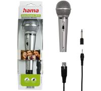 Hama Micrófono Dinámico Con Cable 3m XLR Jack Karaoke Fiesta DJ