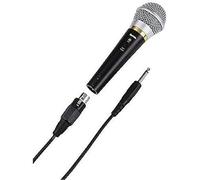 Hama | Micrófono Dinámico Profesional de Mano para Karaoke y Voz, Ideal para Discursos y Eventos Negro