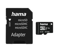 Hama microSDXC 64GB memoria flash Clase 10 UHS-I - Tarjeta de memoria (64 GB, MicroSDXC, Clase 10, UHS-I, 80 MB/s, Negro)