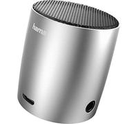 Hama Mini Drum Mono portable speaker 3W Plata - Altavoces portátiles (1.0 canales, 3 W, 180 - 20000 Hz, 4 Ω, 1%, Inalámbrico y alámbrico)
