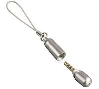 Hama Mini Micrófono 3,5mm Jack Aluminio Micro Mic para Móvil Smartphone PC