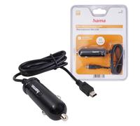 Hama - Vehicle Charging Cable, Mini USB, Mini USB, 12 MB/s, Negro