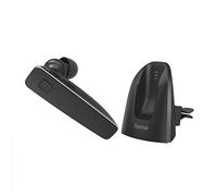 Hama | Mono Auricular Inalámbrico (Auricular con Bluetooth 5.0, batería de 80 Horas, Almohadillas de Diferentes tamaño) Color Negro