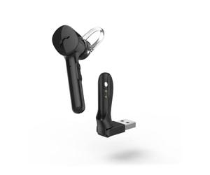 Hama MyVoice1300 - Auriculares Micro Mono Bluetooth® (Ancho de Banda 20Hz-20kHz, Micro Ancho de Banda de 100Hz-10 kHz, 2 Horas para 4 Horas de autonomía, Control de Voz), Color Negro