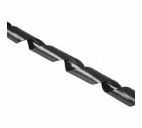HAMA | Organizador de Cables en Espiral de 2,5 Metros (Tubo Flexible para Organizar Cables, 7,5-30 mm, 2,5m, Agrupar y Proteger los Cables) Color Negro