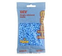 Hama Paquete de 1000 cuentas midi, azul pastel