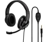 Hama PC Office Headset 3,5mm Clavija Estéreo Kophoerer Con Boom Micrófono Micro