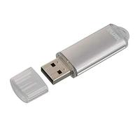 Hama | Pendrive USB 2.0 de 128 GB | Memoria USB-A de 15 MB/s para Almacenamiento Masivo | Diseño Clásico de Metal con Tapa Protectora | Ideal para Copias de Seguridad | Color Plata