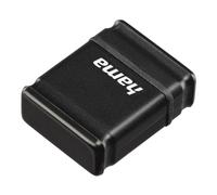 Hama | Pendrive USB 2.0 de 16 GB, Memoria USB-A de 10 MB/s, Negro | Para Uso Diario, Diseño Inteligente y Sin Tapa, Ideal para PC y Portátiles