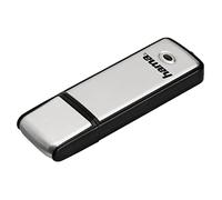 Hama | Pendrive USB 2.0 de 64 GB | Memoria USB-A de 15 MB/s para Almacenamiento Diario | Diseño Elegante y Compacto con Tapa Protectora | Ideal para PC y Portátiles | Negro y Plata