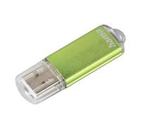 Hama | Pendrive USB 2.0 de 64 GB, Memoria USB-A de 15 MB/s, Verde | Diseño de Metal Elegante con Tapa Protectora, Ideal para Documentos y Fotos, para Almacenamiento Diario
