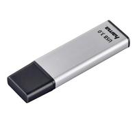 Hama | Pendrive USB 3.0 de 128 GB, Memoria USB-A 90 MB/s, Plata | Almacenamiento Masivo en Diseño Clásico de Metal, Ideal para Fotos y Videos, de Alta Velocidad