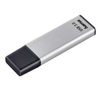 Hama | Pendrive USB 3.2 de 16 GB | Memoria USB-A de Alta Velocidad 70 MB/s | Almacenamiento Diario en Diseño Clásico de Metal | Ideal para Fotos y Documentos | Color Plata
