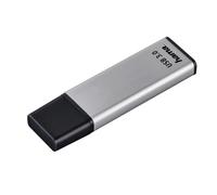 Hama | Pendrive USB 3.2 de 256 GB, Memoria USB-A 90 MB/s, Plata | Almacenamiento Masivo en Diseño Clásico de Metal, Ideal para Copias de Seguridad, de Alta Velocidad