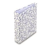 Hama Pepples - Álbum de fotos (200 fotos, 10 x 15 cm, 100 páginas, formato 19 x 25 cm, bolsa para CD, diseño de guijarros), color azul y blanco
