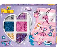 Hama Violeta Actividad Grande Caja de Regalo 2400 Cuentas Aprox