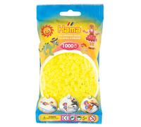 Hama- Perlas de Plástico, Color amarillo neón, 2.5 Mm (10.207- (Importación USA)