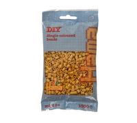 Hama Perlas para planchar | aprox. 1000 perlas - Mostaza | Mosaico decorativo Arte y manualidades para niños creativos a partir de 5 años