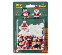 Hama Perlas para Planchar, Aprox. 450 Cuentas, 1 pequeña Placa de pingüino n.º 325 y Papel para Planchar. Mosaico Decorativo para niños a Partir de 5 años