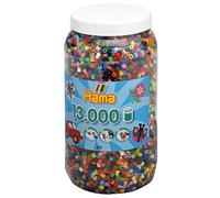 Hama Perlen 211-68 Ironing Beads XXL Box with Approx. 13,000 Colourful Midi Craf