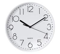 Hama PG-220 Quartz wall clock Círculo Blanco - Reloj de pared (AA, Blanco, De plástico, Vidrio, 35 mm, 315 g)