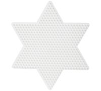 Hama Pin Plate Large Star 269, White, 17 x 14.5 x 0.5 cm Singl (Importación USA)