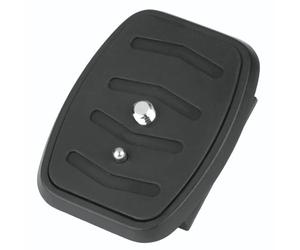 Hama | Placa liberación rápida trípode Montaje rápido 1/4 Negro | Compatible Star y Gamma. Rosca 1/4”. Montaje y desmontaje rápido. Ligero y compacto. Placa recambio trípode universal.