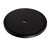 Hama - Plataforma giratoria universal redonda, 25,5 cm, carga de 60 kg (ideal para TV, altavoces, monitores y utensilios de cocina), 438 g, Negra